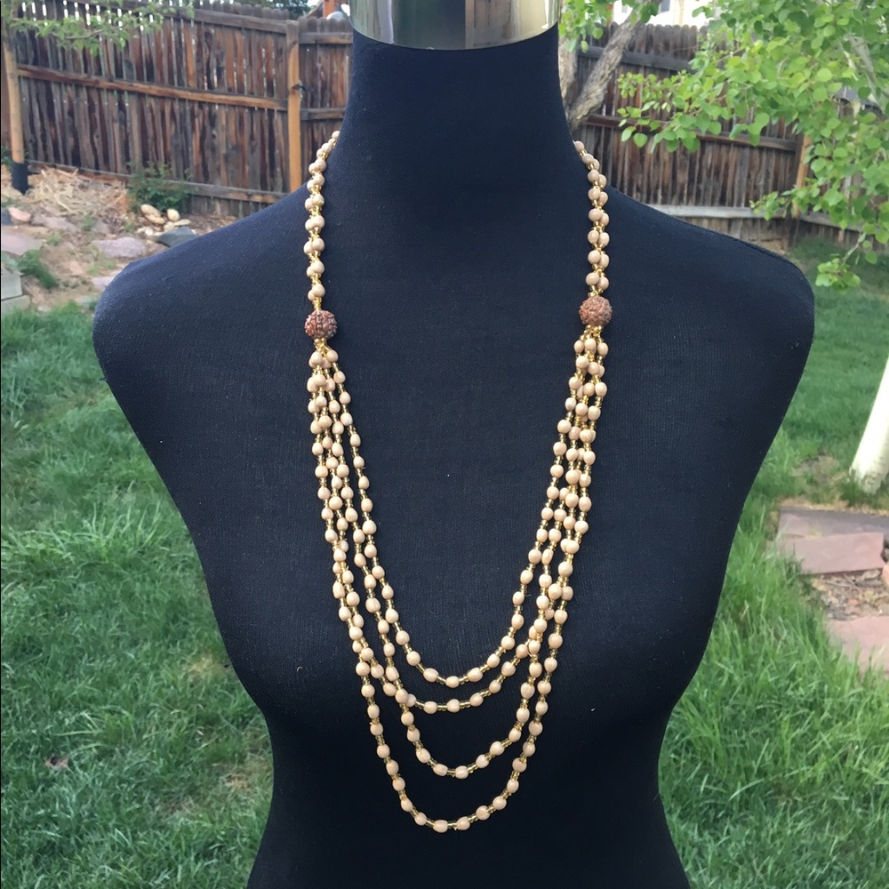 Rare Bosok Seeds Bead Necklace