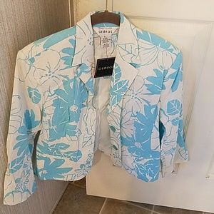 Ladies floral jacket size 8