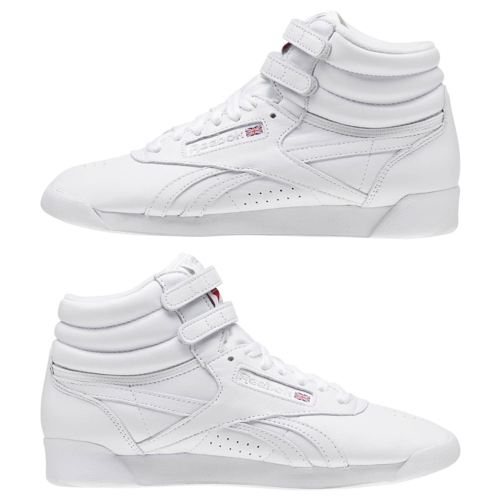 Reebok Freestyle Hi OG Lux in White 👟✨