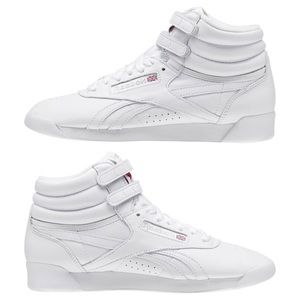 Reebok Freestyle Hi OG Lux in White 👟✨