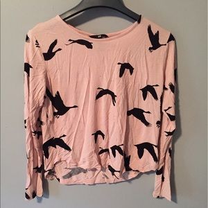 NWOT H&M cute bird top