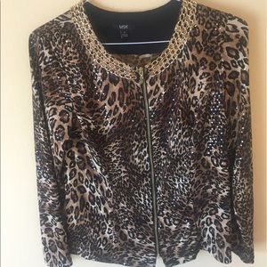 Cheetah Print Blouse