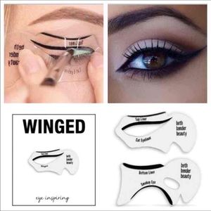 Reusable eye templates cat/winged eye. Easy to use