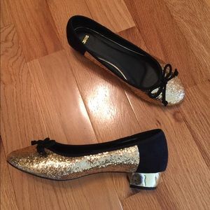 Asos gold shoes