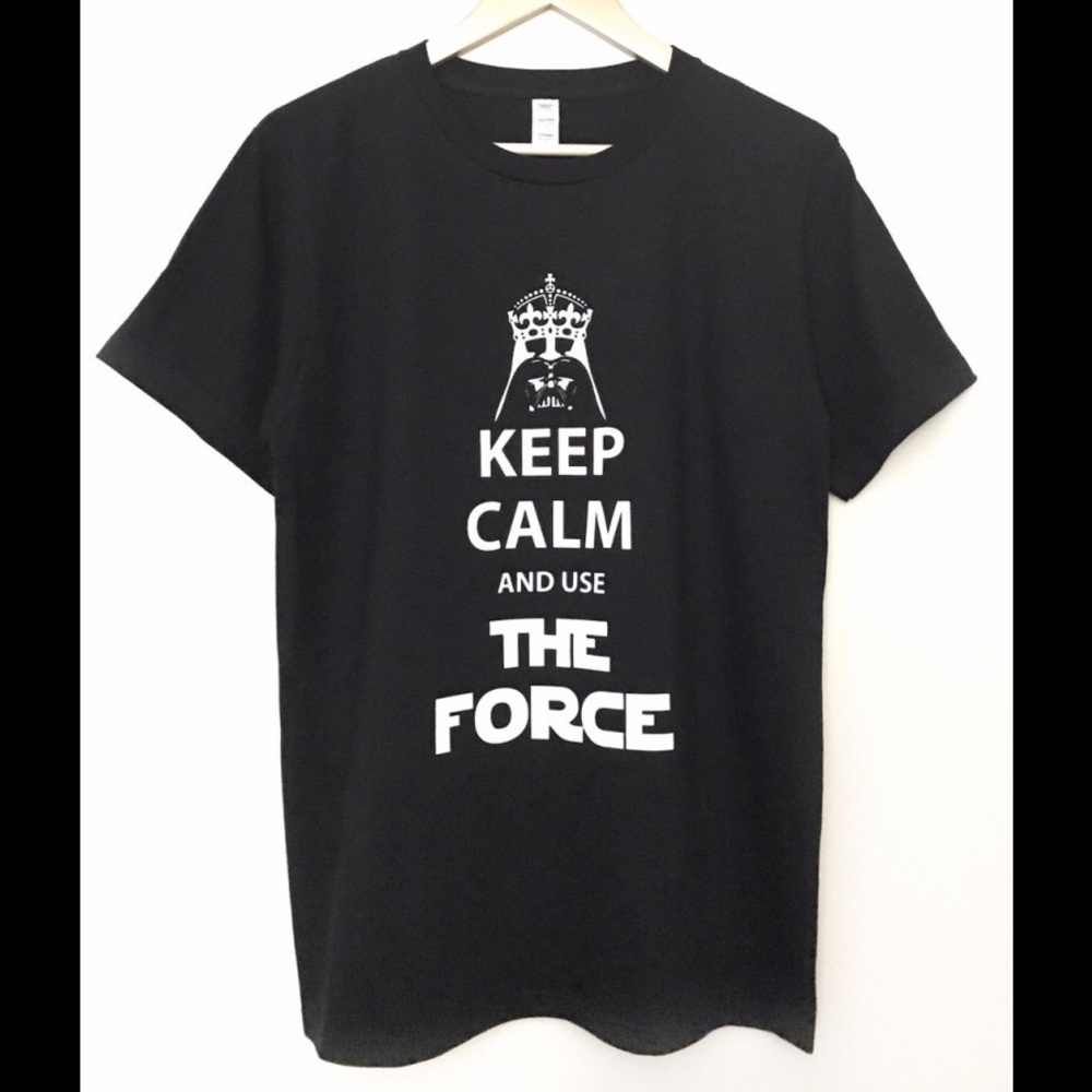 BTF 🎬Keep Calm And Use The Force - T-Shirt