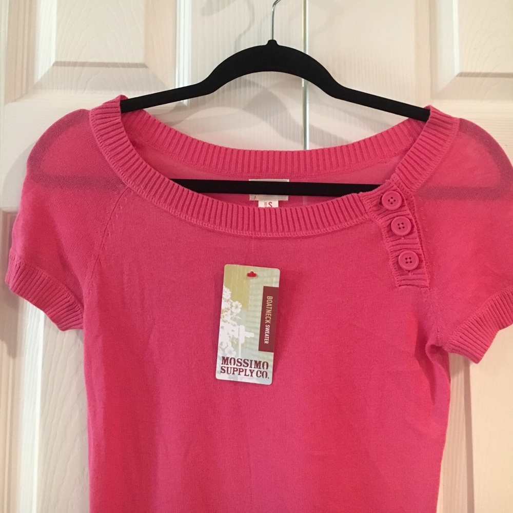 NWT wide neck top