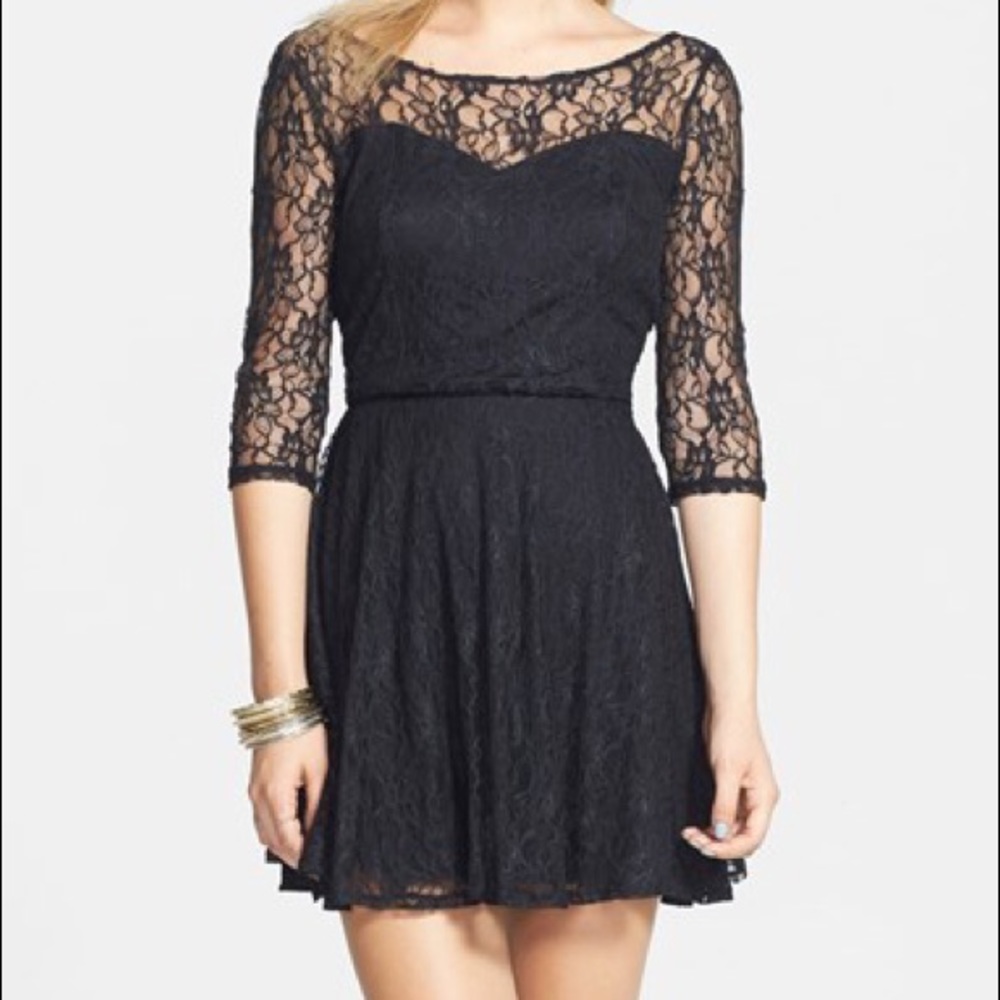 Black Lace Dress