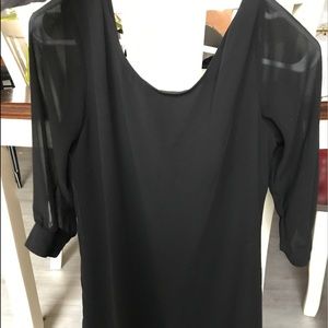 Black long top