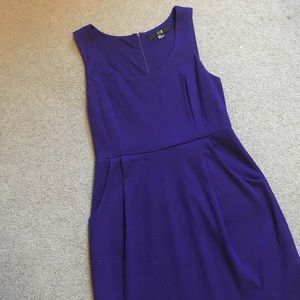 Forever 21 Purple Pocket Dress