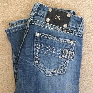 Miss Me Light Wash Skinny Jeans Size 25