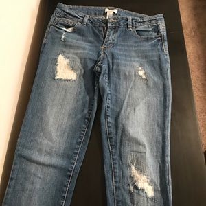 Forever 21 distressed jeans