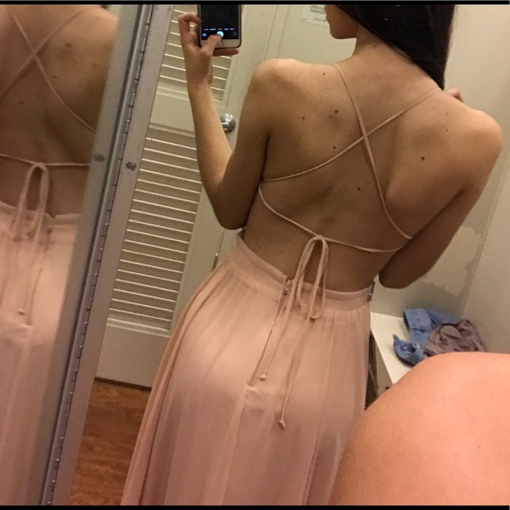 Backless Prom Dress - Picture 2 of 4