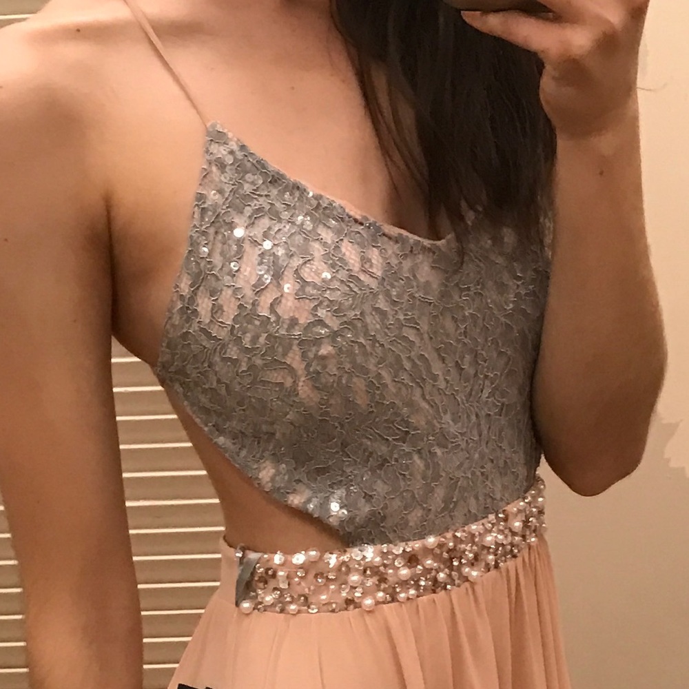 Backless Prom Dress - Picture 3 of 4