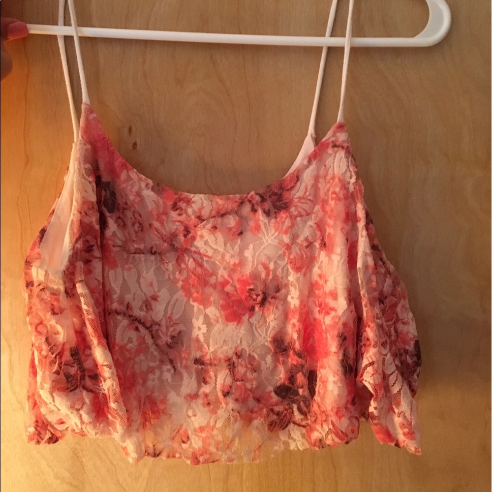 Floral crop top
