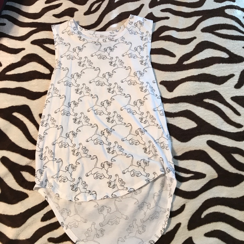 Lion king sleeveless top