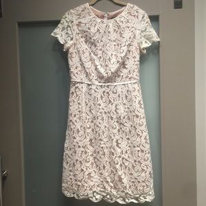 LIKE NEW Adrianna Papell White Dress
