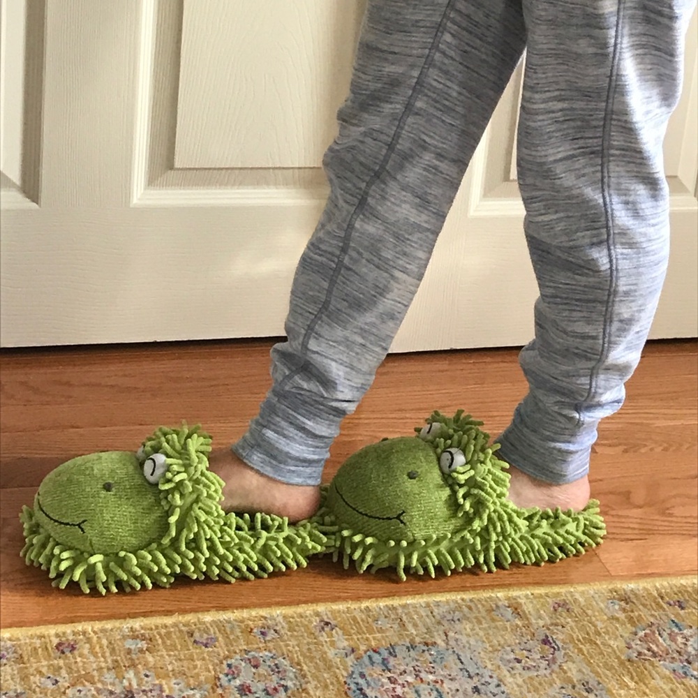 Boutique bought frog slippers