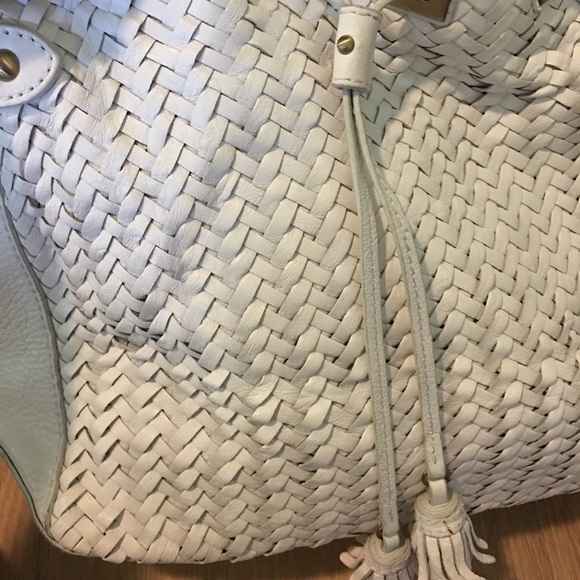 White Cole Haan Shoulder Purse - Picture 2 of 2