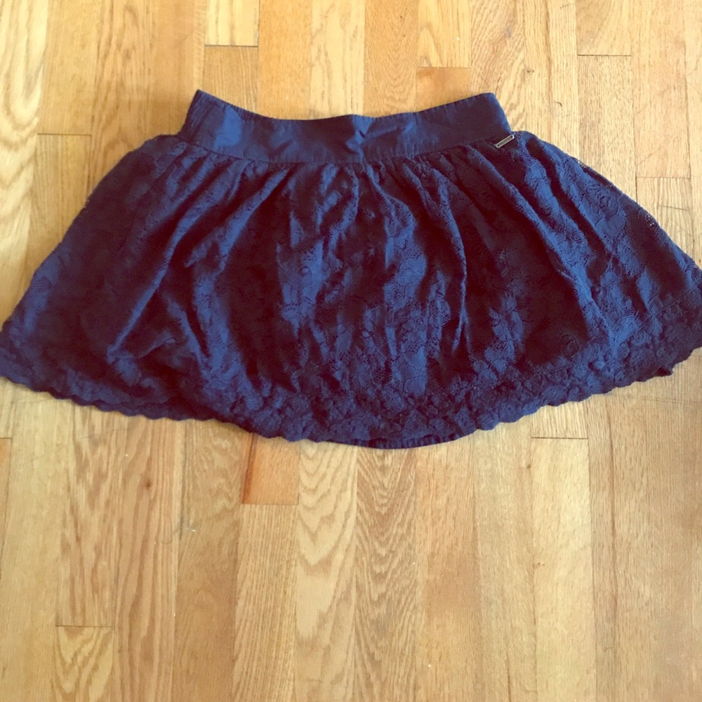 Floral Navy Skirt
