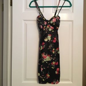 XOXO Sexy Floral Mini Dress