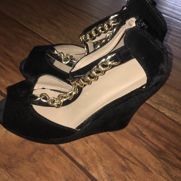 Delicacy Shoes - Delicacy Wedge Open Toe Heels