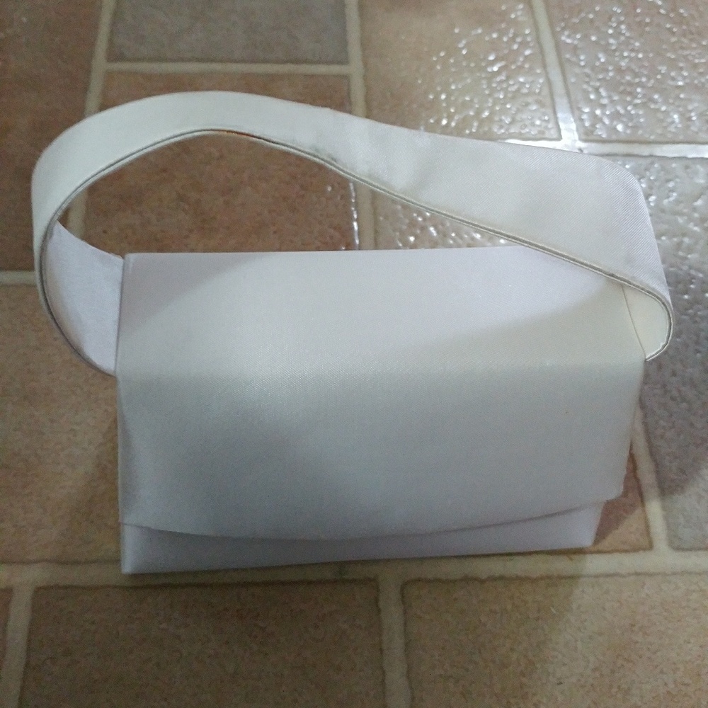 Colorful creations white purse