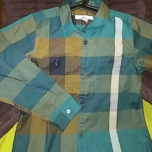 Authentic Burberry button down Toddler Boy size 5