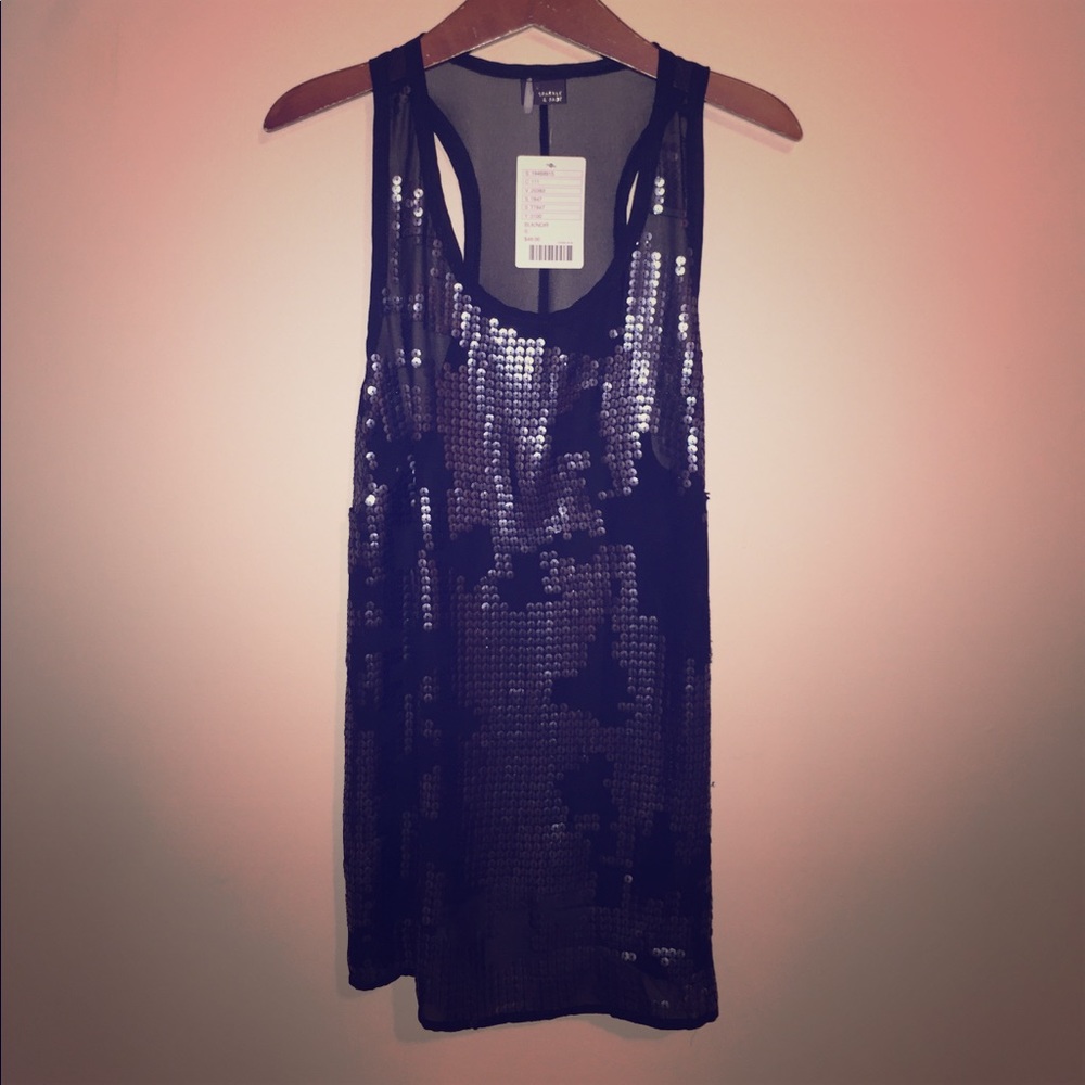 Urban Outfitters Sparkle & Fade Sequins Tunic
