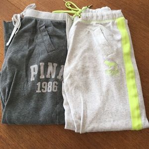 2 pairs of Pink Sweatpants