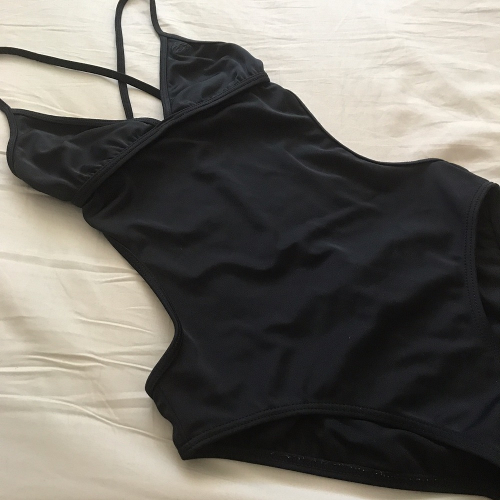 Billabong Solid One Piece Bikini Small