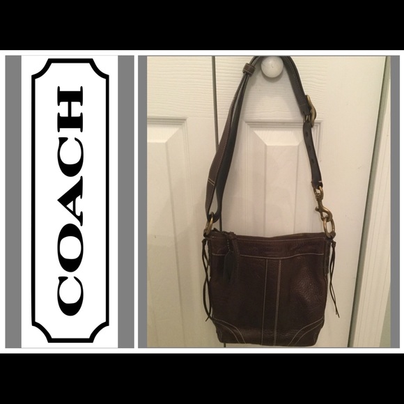 ❌SOLD❌ Authentic Leather Coach Purse ❌SOLD❌ - Picture 1 of 8