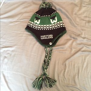 Hartford Whalers string beanie