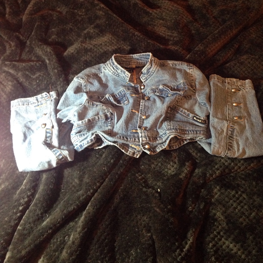 CROPED Jean Jacket