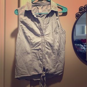 Light blue collared shirt