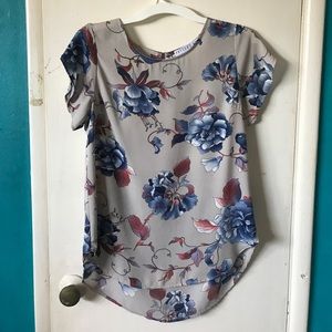 Floral Blouse ( No rest for Bridget)