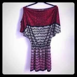 Max Studio Cold-Shoulder Dress