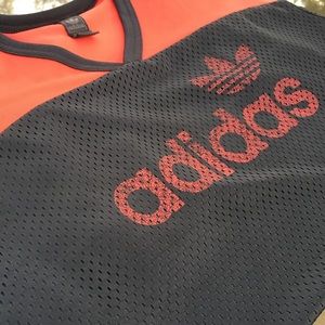 Adidas UNISEX red and black jersey