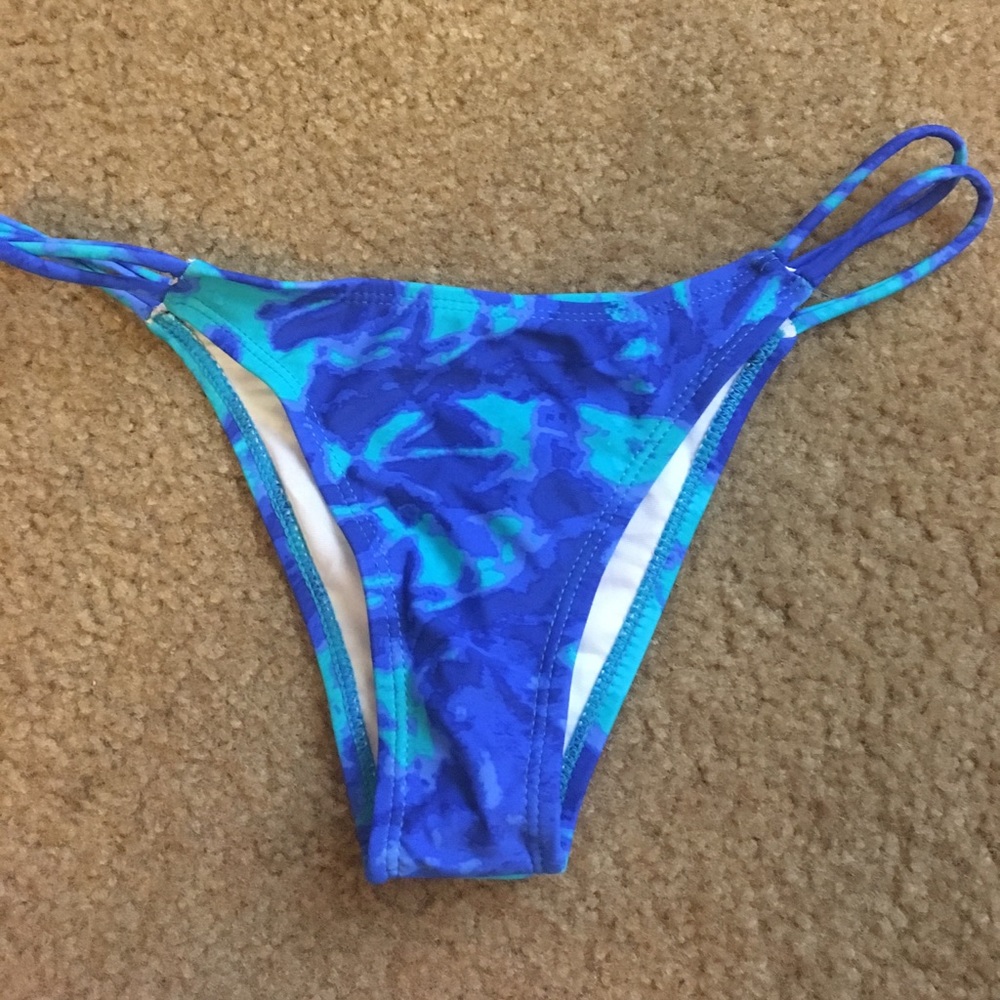 Tie dye bathing suit bottoms