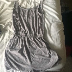Gray romper