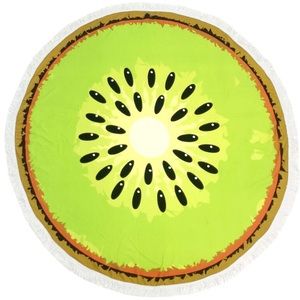 Circular Kiwi Beach Towel