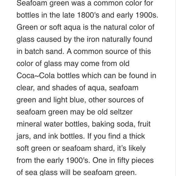 🌊Beach glass pendant (light blue beach glass) - Picture 6 of 8