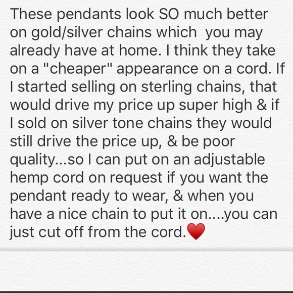 🌊Beach glass pendant (light blue beach glass) - Picture 8 of 8