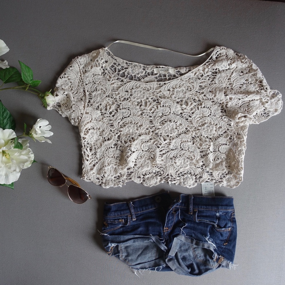 Love Culture Lace Crop Top