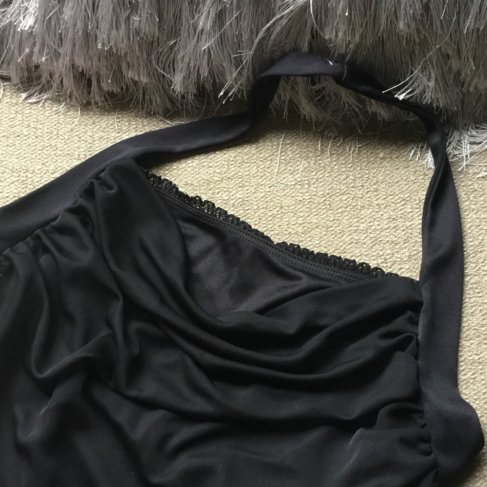 Marisa Sexy Black Halter Top
