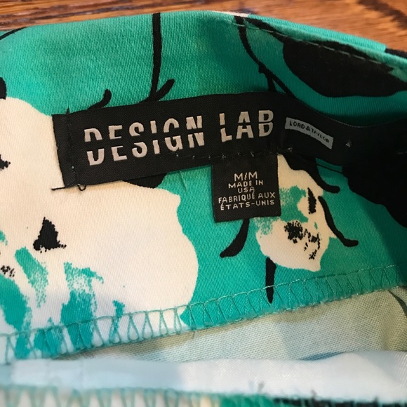 Teal floral skort - Picture 5 of 5