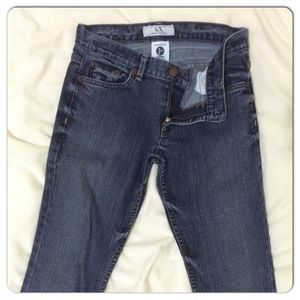AX low rise boot cut jeans