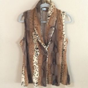 Women's fur vest