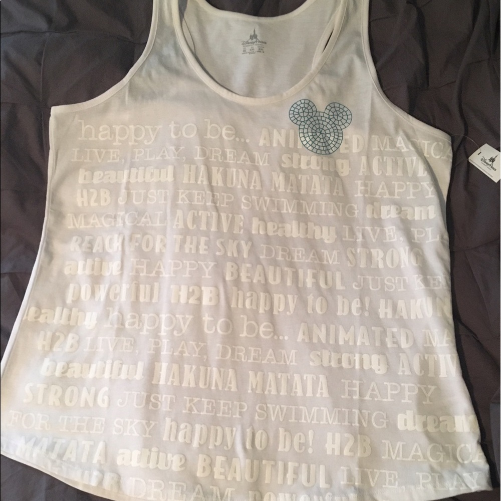 NWT White Disney tank top size XL