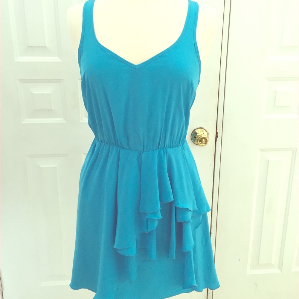 Ruffle bottom dress