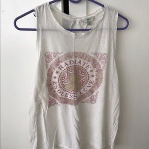 "Radiate endless love" muscle tank
